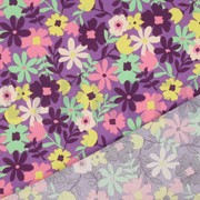 COATED COTTON FLOWERS PURPLE (thumbnail) #4