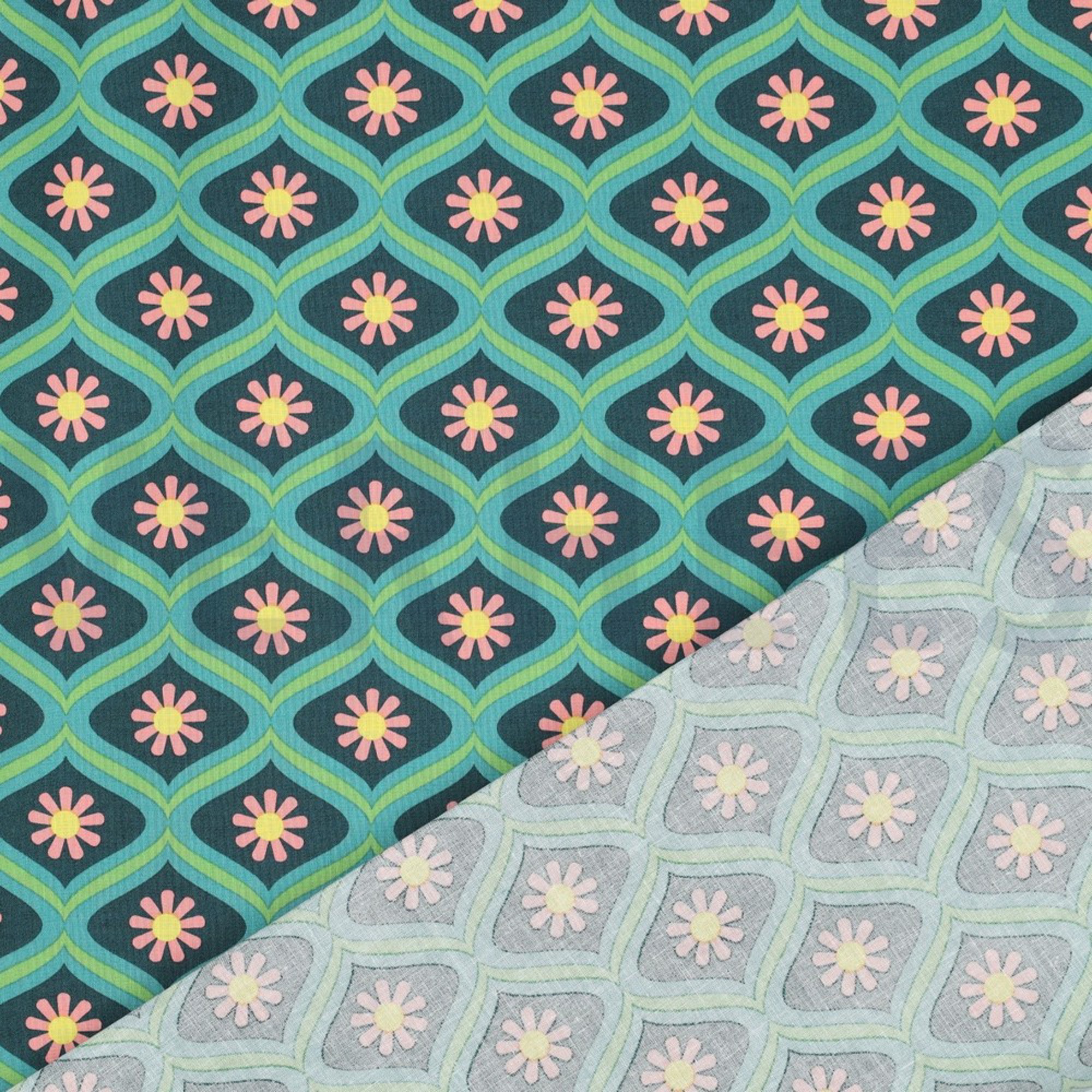 COATED COTTON FLOWERS GREEN (high resolution) #4