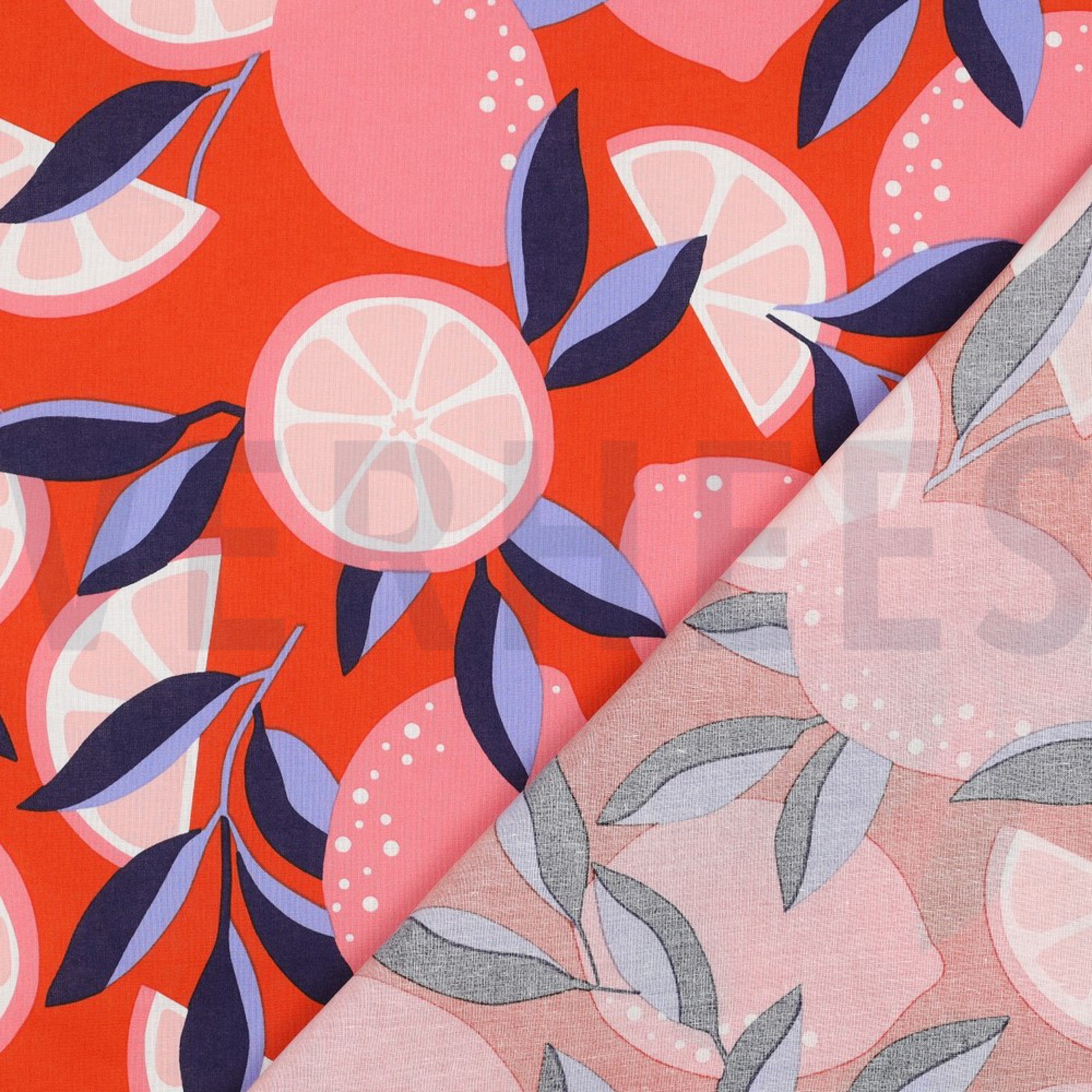 COATED COTTON LEMONS ORANGE (high resolution) #4