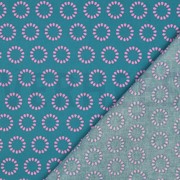 COATED COTTON CIRCLES PETROL (thumbnail) #4