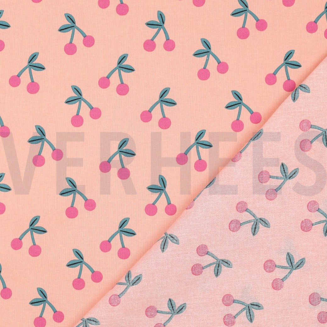 COATED COTTON CHERRIES PEACH #4
