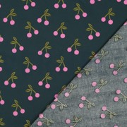 COATED COTTON CHERRIES DARK GREEN (thumbnail) #4
