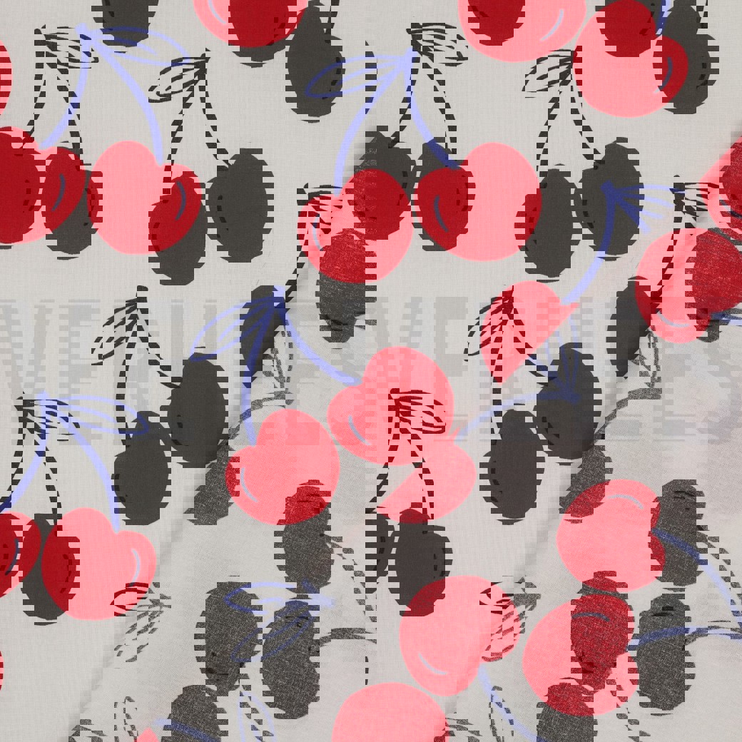COATED COTTON CHERRIES OFF-WHITE #4
