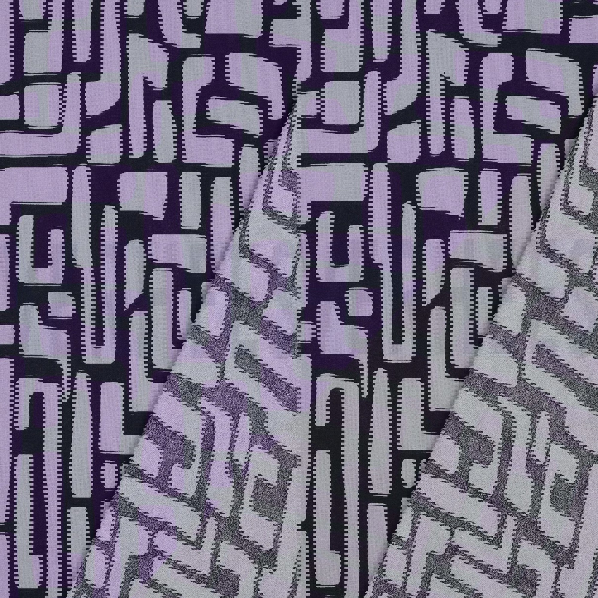 COATED COTTON ABSTRACT LAVENDER (high resolution) #4