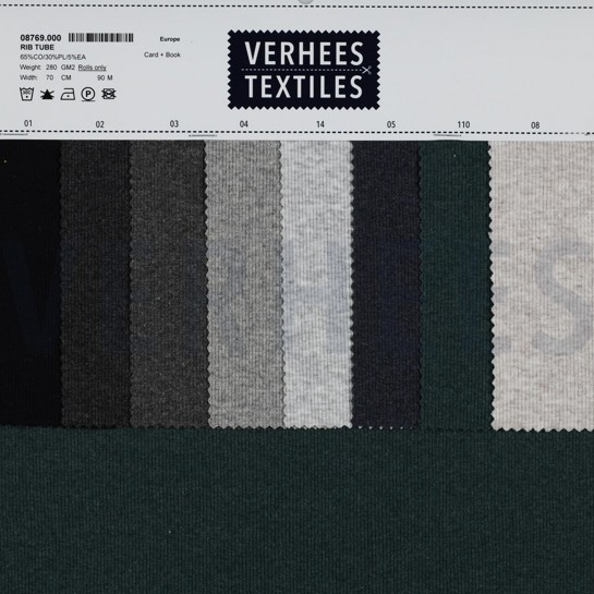 RIB TUBE ECRU MELANGE #7