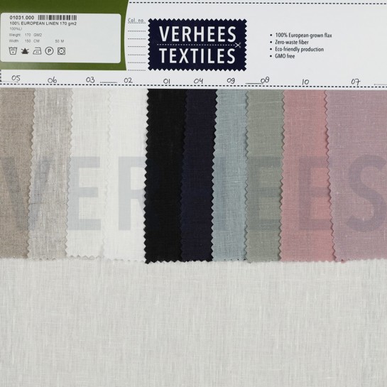 EUROPEAN FLAX LINEN 170 GM2 SAGE #7