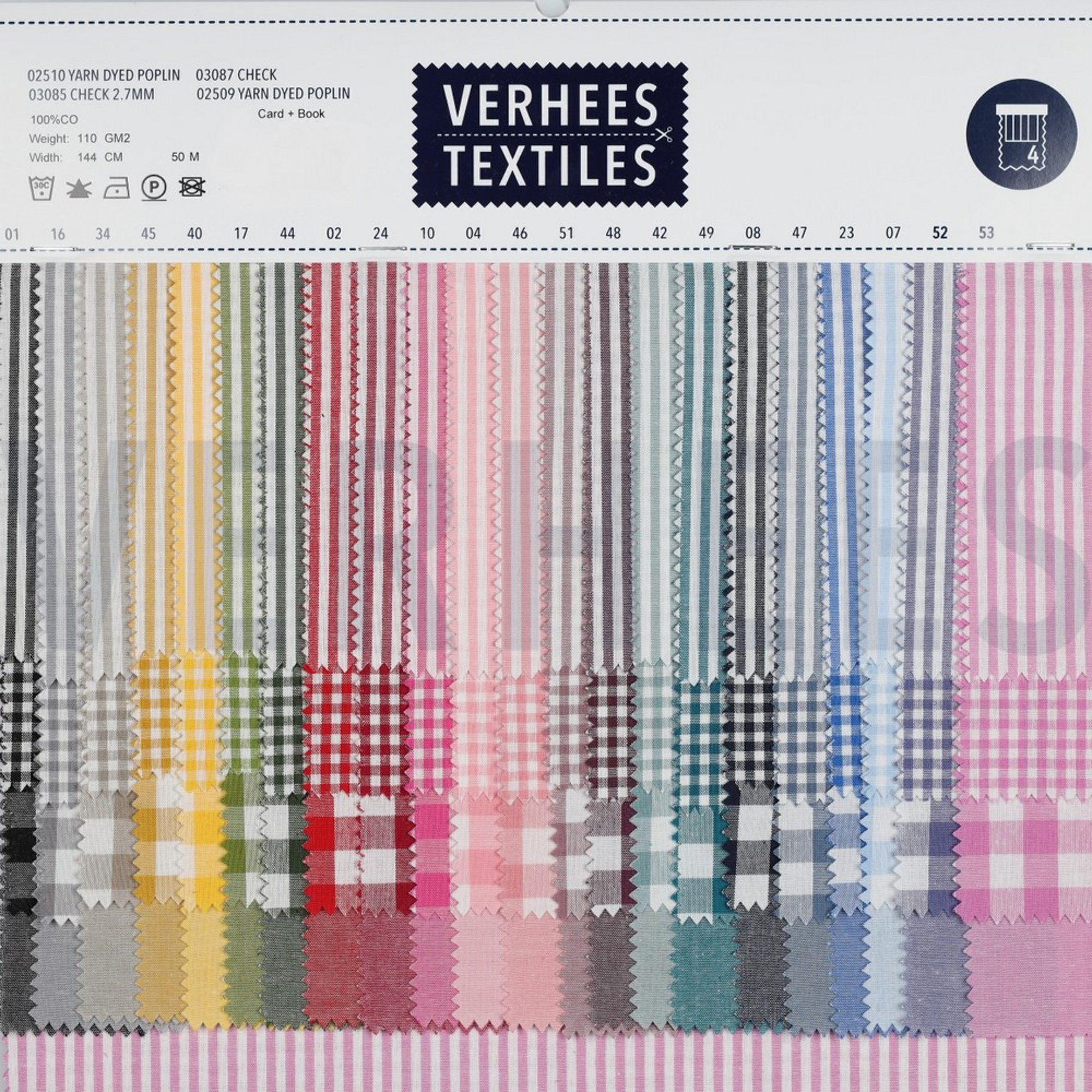 YARN DYED STRIPE 3MM RED (high resolution) #5