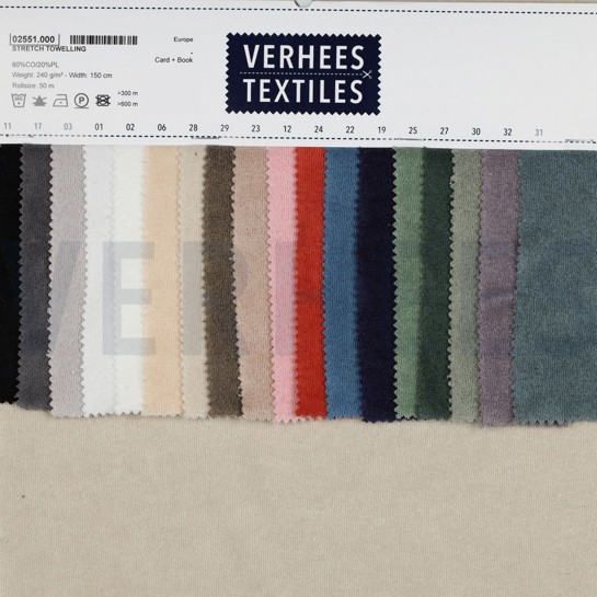 STRETCH FROTTEE TAUPE #7