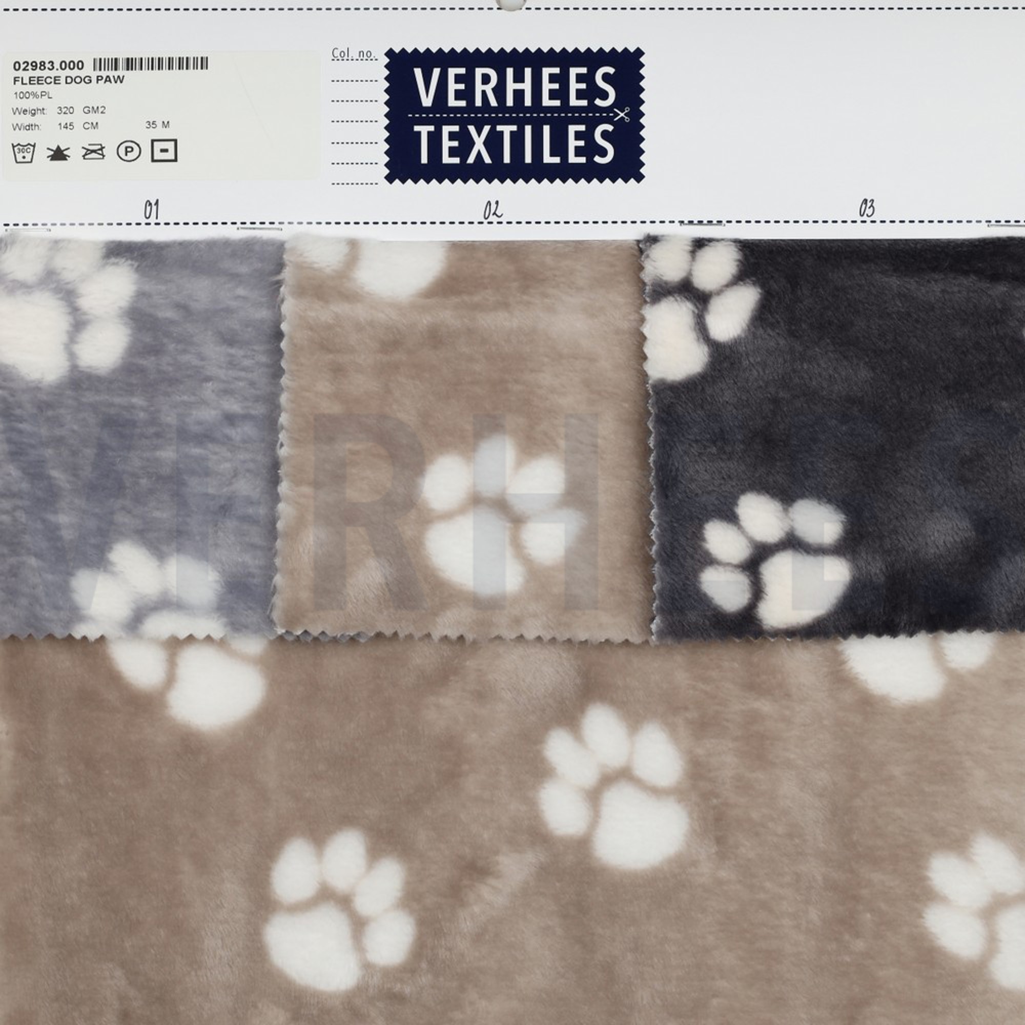 FLEECE DOG PAW LIGHT GREY (high resolution) #5