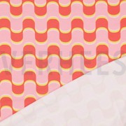 FRENCH TERRY ABSTRACT FLOWERS PINK (thumbnail) #5