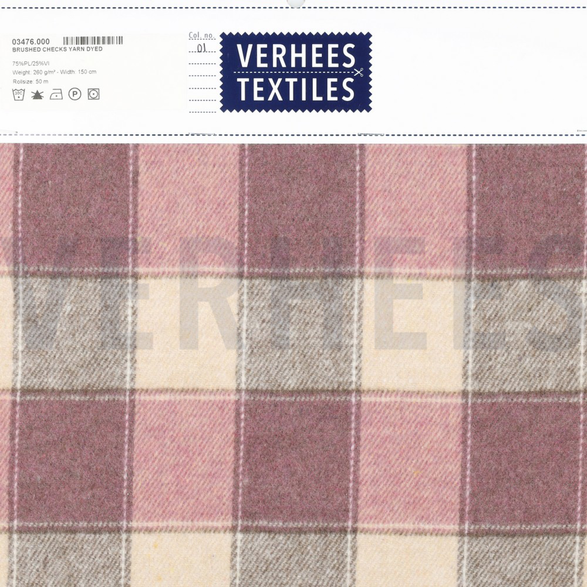 BRUSHED YARN DYED CHECKS BLUSH (high resolution) #5