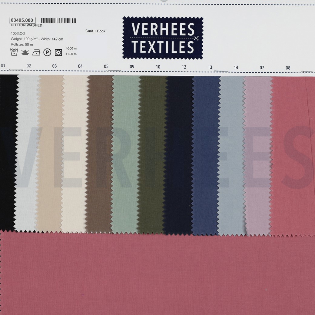 COTTON WASHED BLACK #5