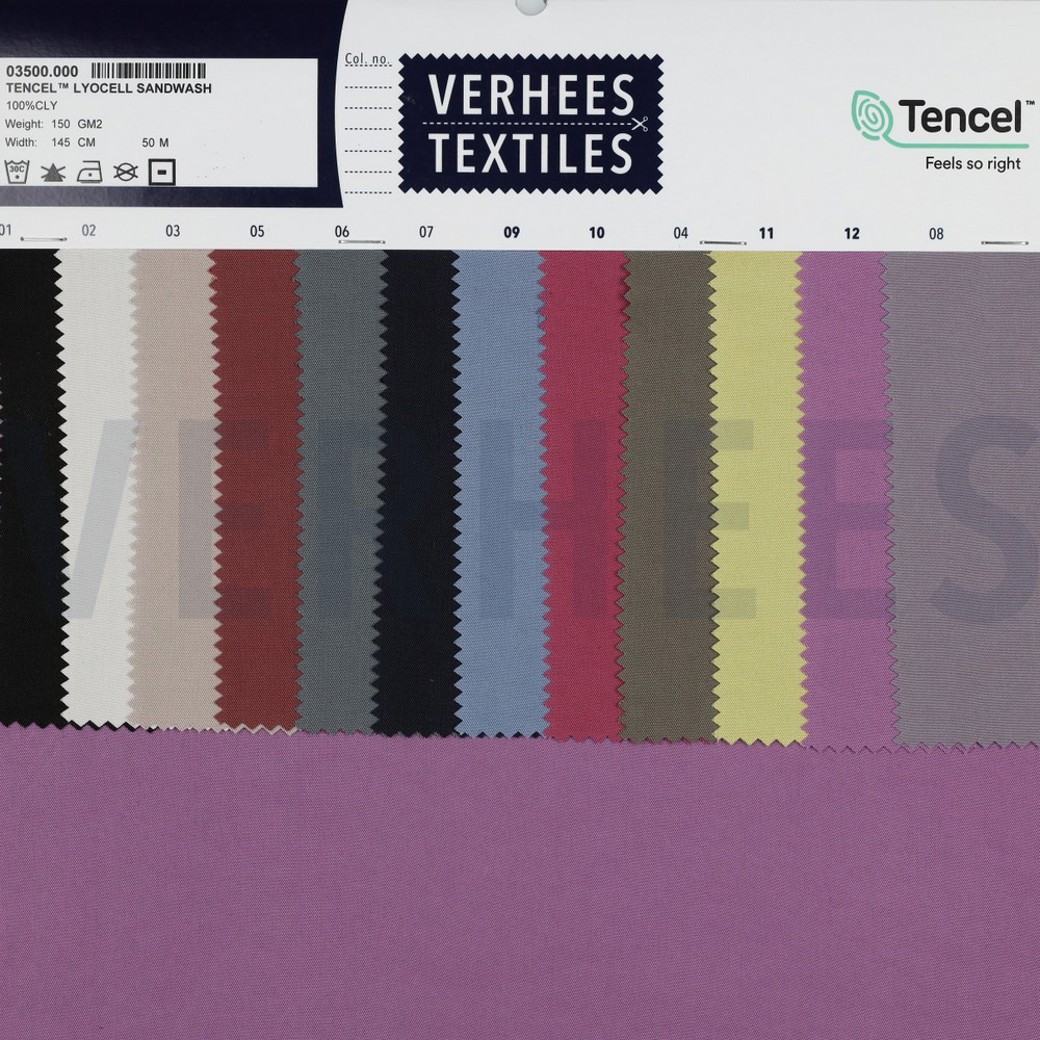 TENCEL™ LYOCELL SANDWASH CERISE #5