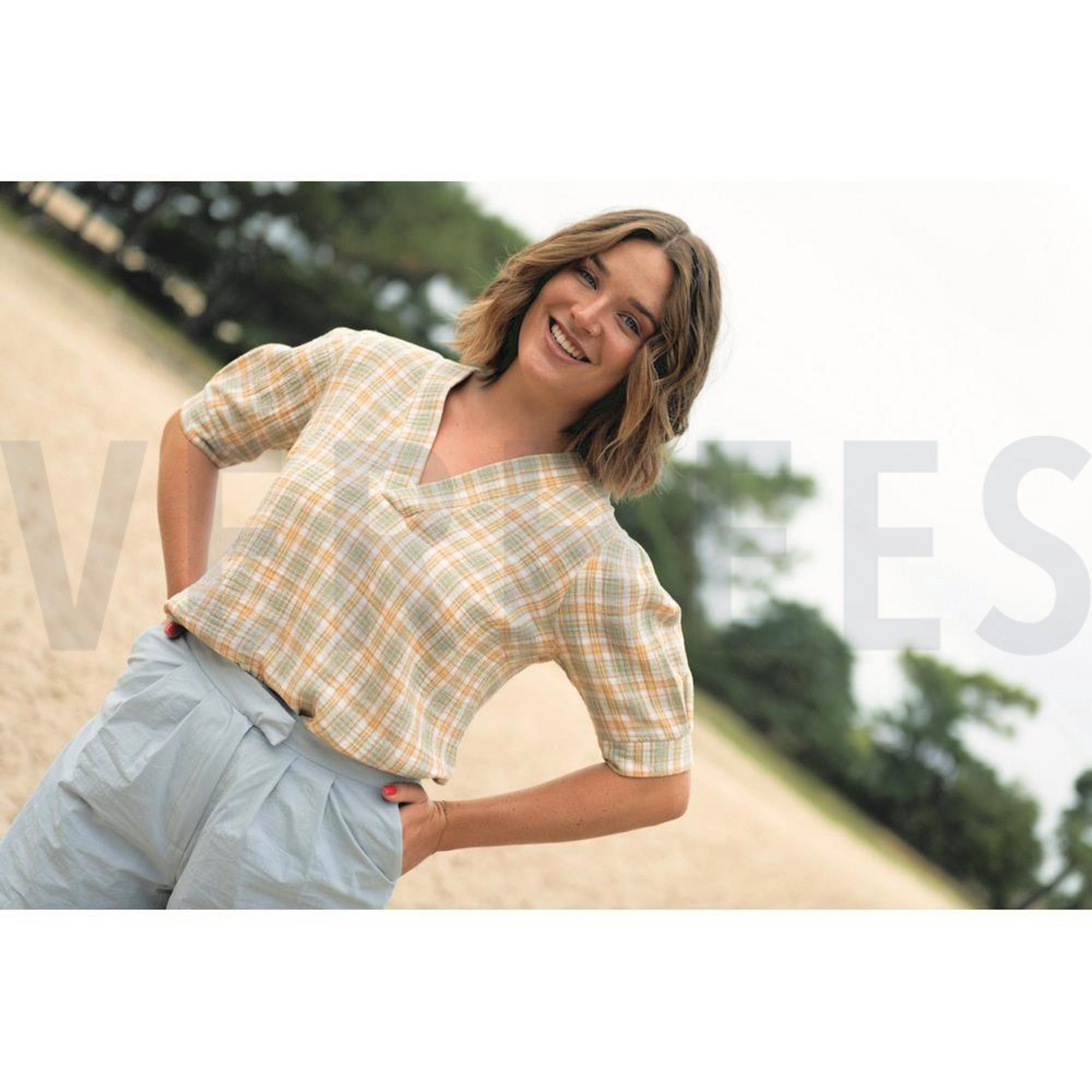 DOUBLE GAUZE YARN DYED CHECKS MULTICOLOUR (high resolution) #5