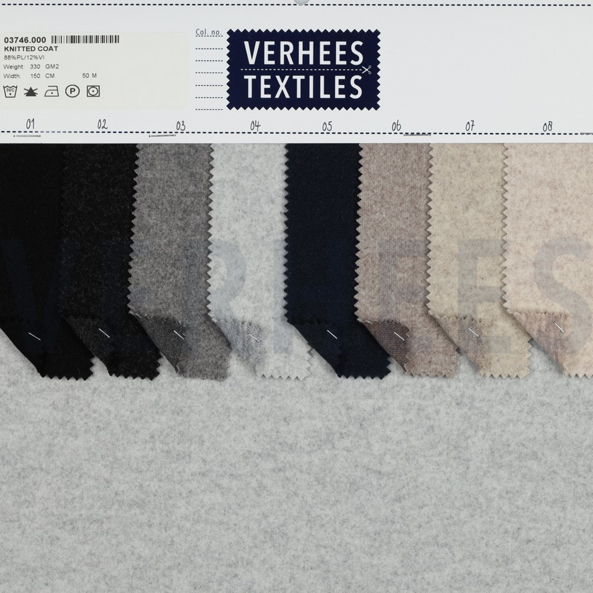 KNITTED WOOL LOOK ANTHRACIET MELANGE (high resolution) #5