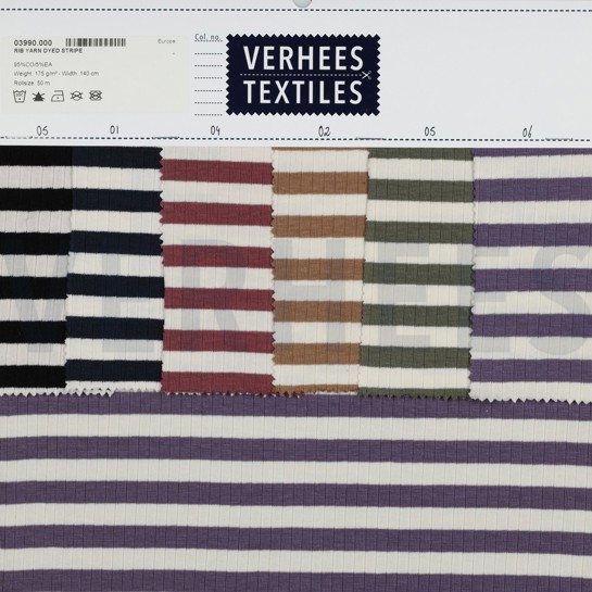 RIPPEN GARNGEFÄRBT STREIFEN ZIMT #7