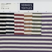 RIB YARN DYED STRIPE DARK BLUSH (thumbnail) #5