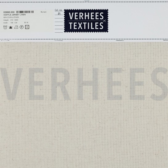 WAFFLE JERSEY LINEN NATURAL #7