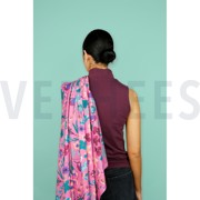 FINE POPLIN DIGITAL MEADOW FLOWER NERIDA HANSEN DARK PURPLE (thumbnail) #5