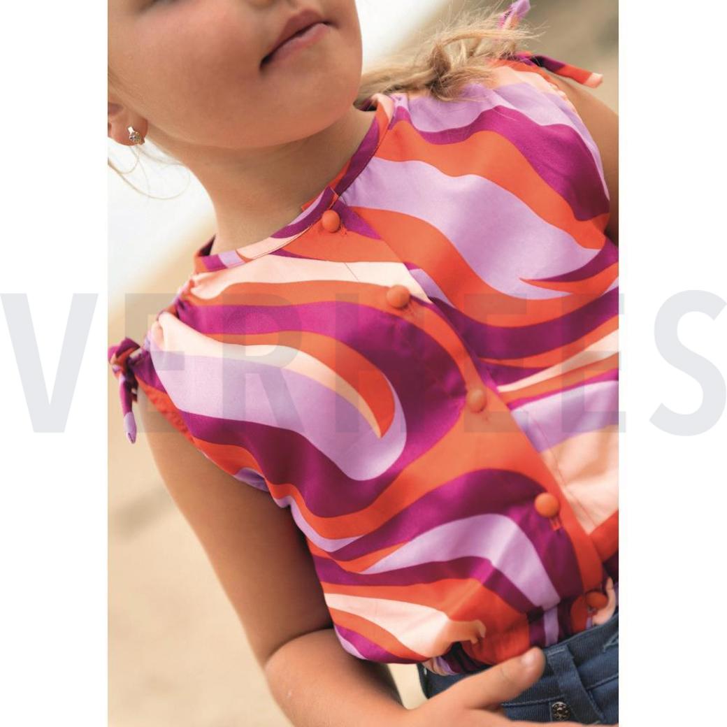 COTTON SATIN ABSTRACT PURPLE #5
