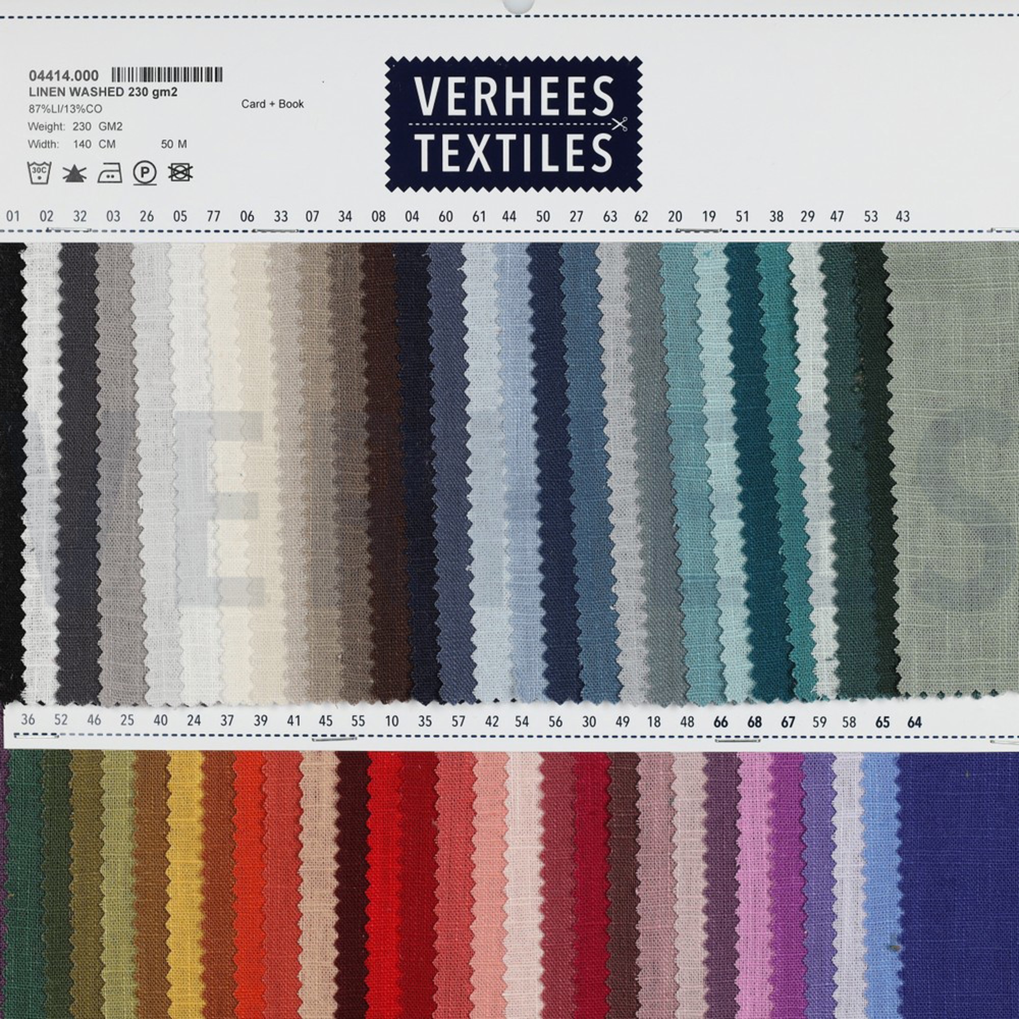 LINEN WASHED 230 gm2 BLUE SHADOW (high resolution) #5