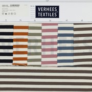 FRENCH TERRY YARN DYED STRIPES DARK ROSE (thumbnail) #5