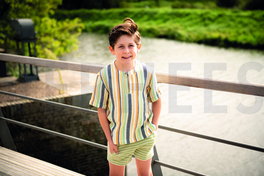 DOUBLE GAUZE YARN DYED STRIPES MULTICOLOUR #7