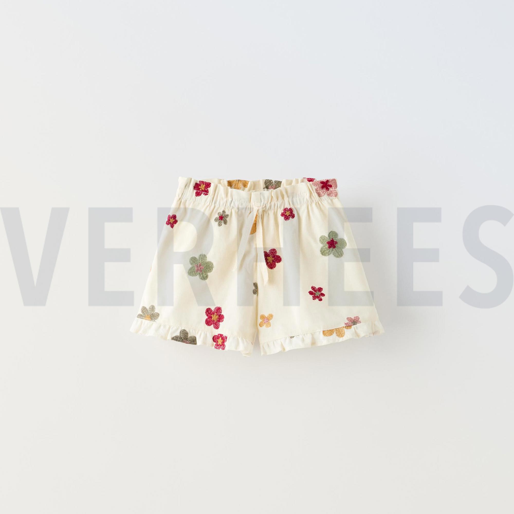 COTTON VOILE EMBROIDERY FLOWERS SAND (high resolution) #5