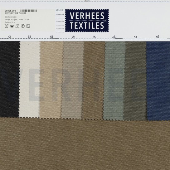 CANVAS STONEWASHED TAUPE #7