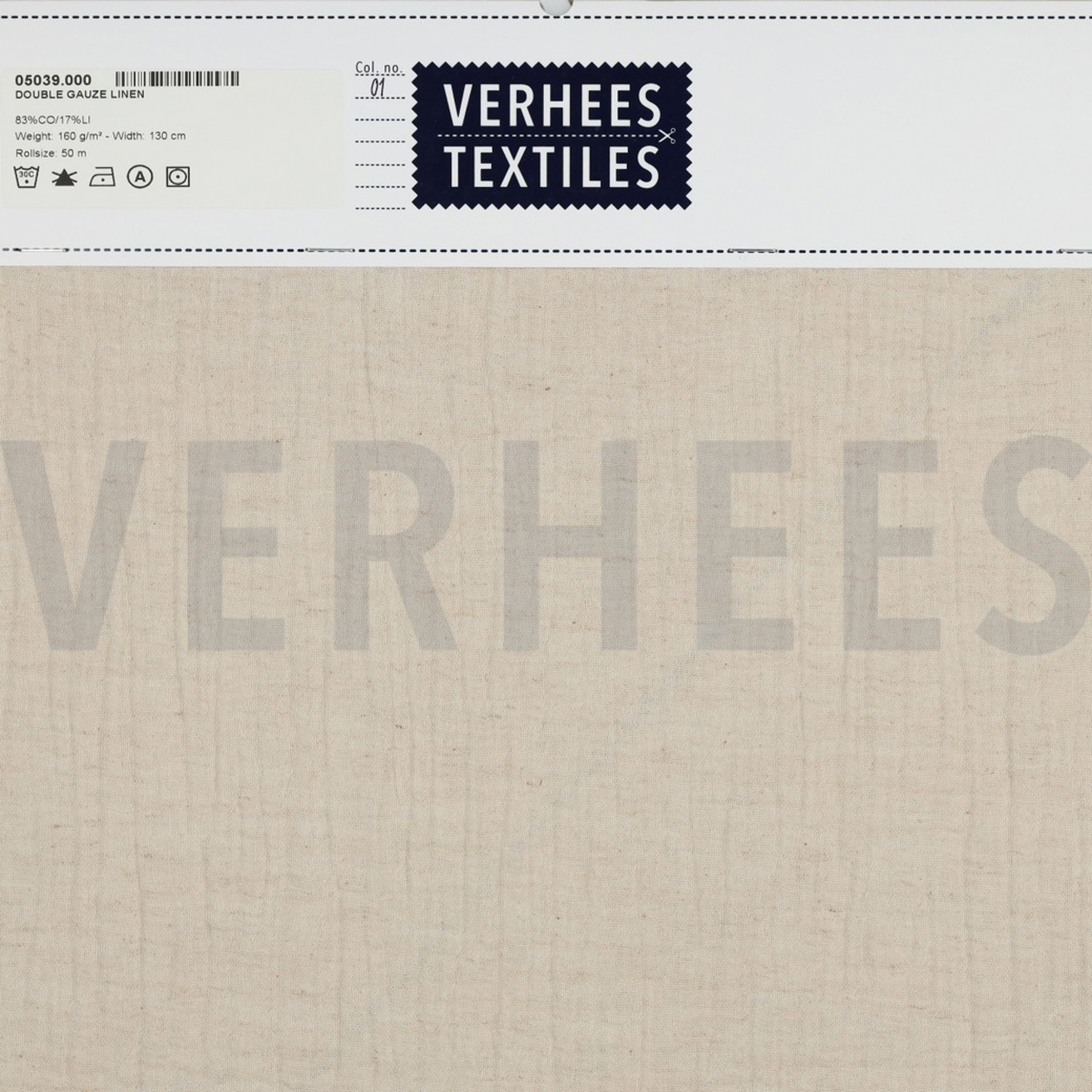 DOUBLE GAUZE LINEN NATURAL (high resolution) #5