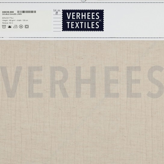 MUSSELIN LEINEN NATUR #7