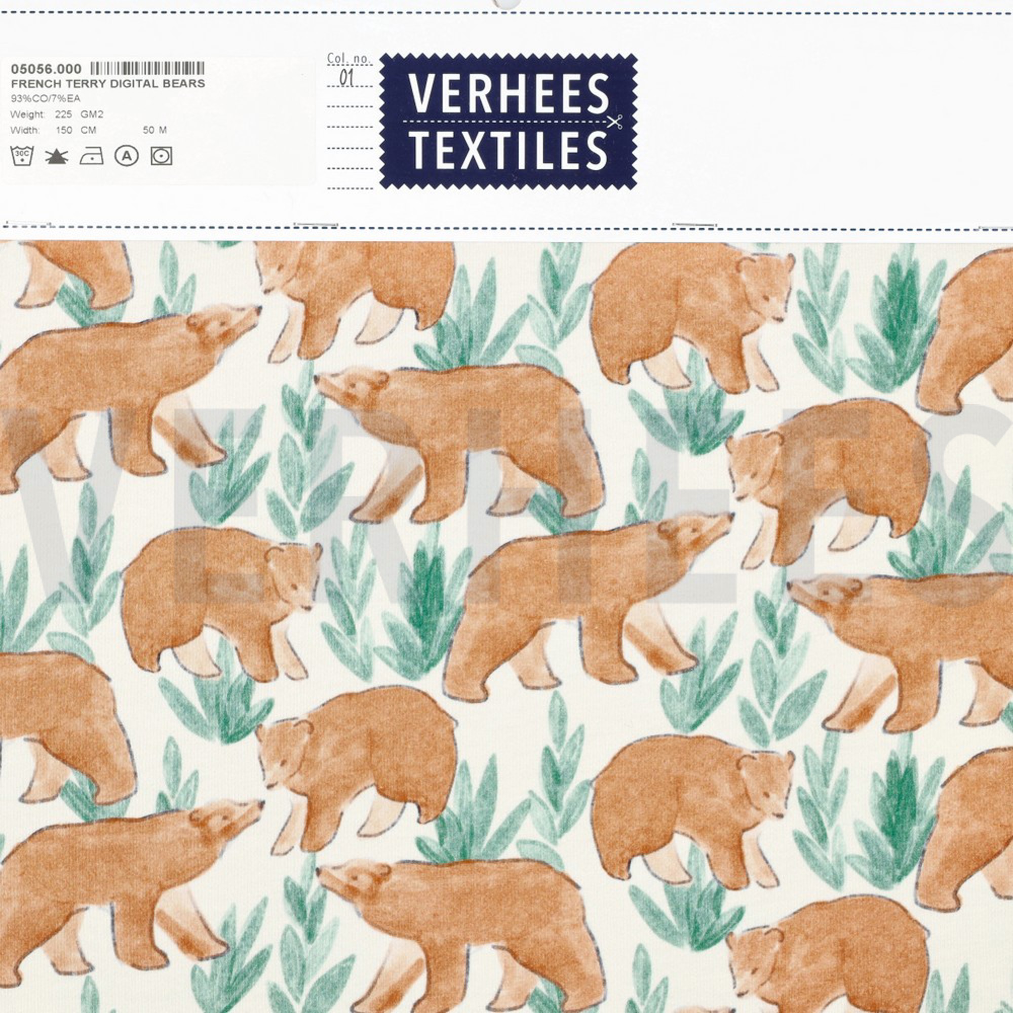 FRENCH TERRY DIGITAL BEARS ECRU (high resolution) #5