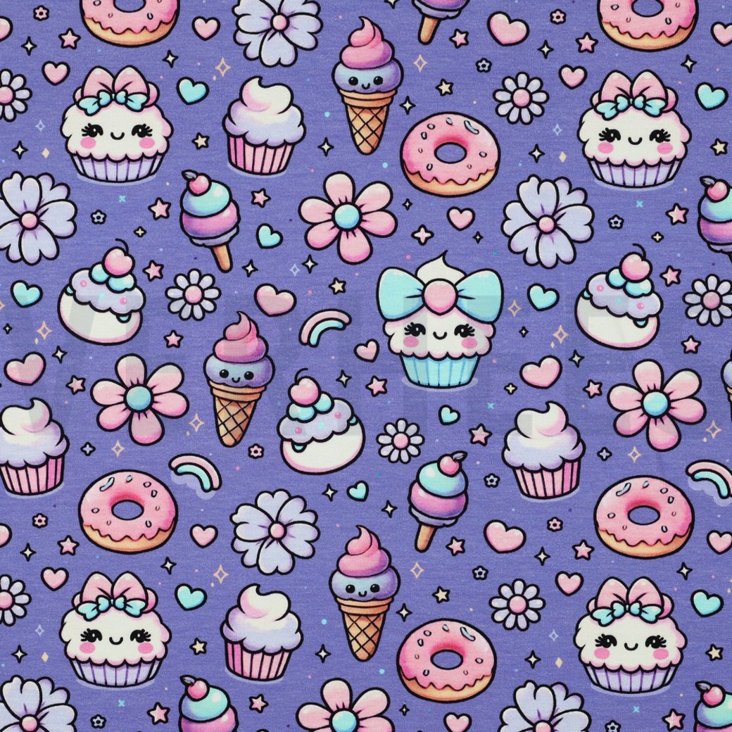 JERSEY DIGITAL FOOD LAVANDER #5