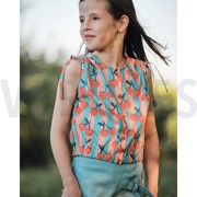 FINE POPLIN FRUIT LIGHT PETROL (thumbnail) #5