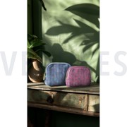 STEPPED DOUBLE GAUZE FLOWERS 2-SIDED LIGHT BLUE/MINT (thumbnail) #5