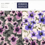 FRENCH TERRY DIGITAL FLOWERS OFF-WHITE (thumbnail) #5