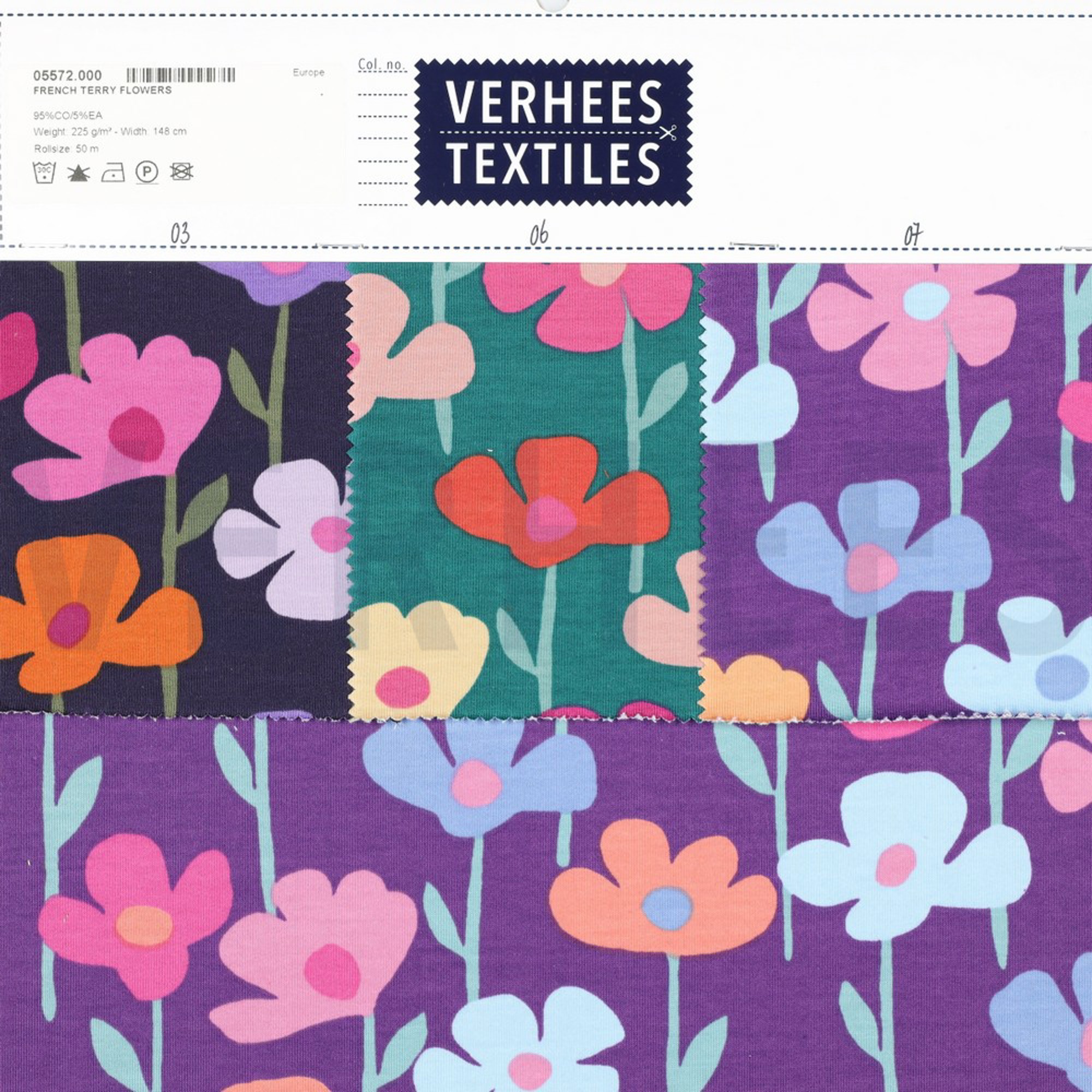 FRENCH TERRY FLOWERS PURPLE (high resolution) #5