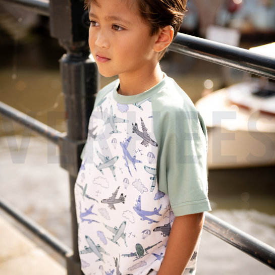 JERSEY DIGITAAL VLIEGTUIGEN MARINEBLAUW #7