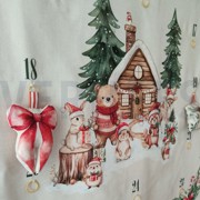 CANVAS ADVENT CALENDAR PANEL LINEN LOOK (thumbnail) #5