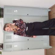 COTTON SATIN STRETCH ARMY GREEN (thumbnail) #5