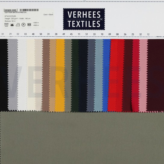 BAUMWOLLE SATIN STRETCH KIRSCHROT #7