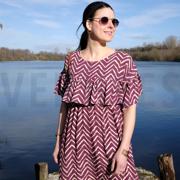 VISCOSE RADIANCE ZIG ZAG MAUVE (thumbnail) #5