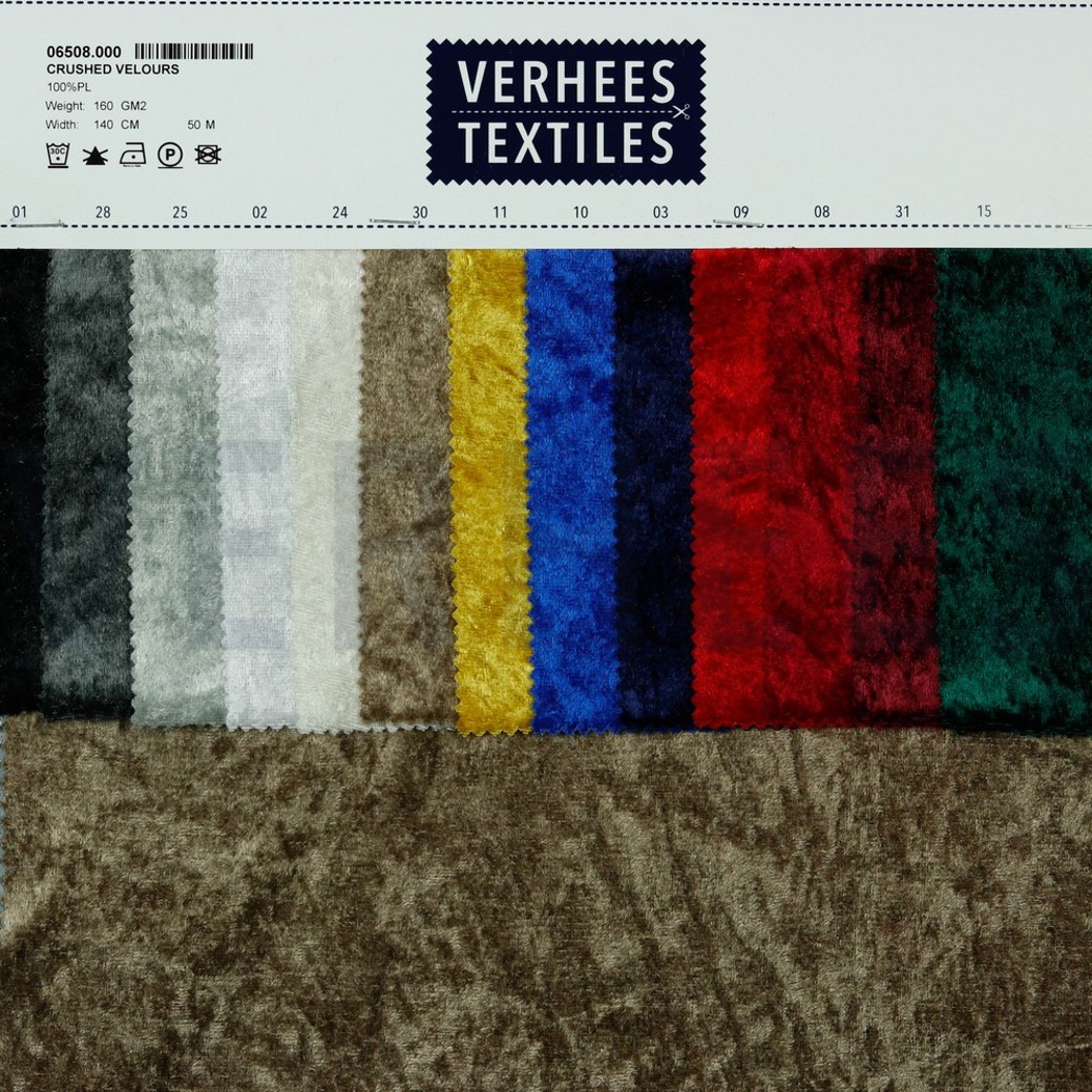 CRUSHED VELOURS SILVER #5