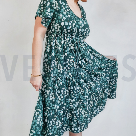 VISCOSE RADIANCE DIGITAAL EUCALYPTUS ZWART #7