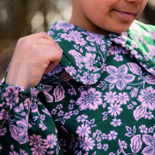 SOFT SWEAT FLOWERS EMERALD #7