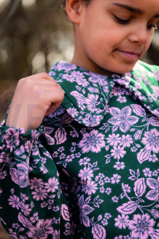 SOFT SWEAT FLOWERS EMERALD #7