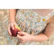 DOUBLE GAUZE DIGITAL PAISLEY WHITE/ OLD BLUSH (thumbnail) #5