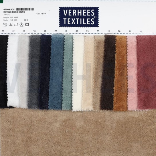 DOUBLE SIDED MICRO FLEECE ECRU #7