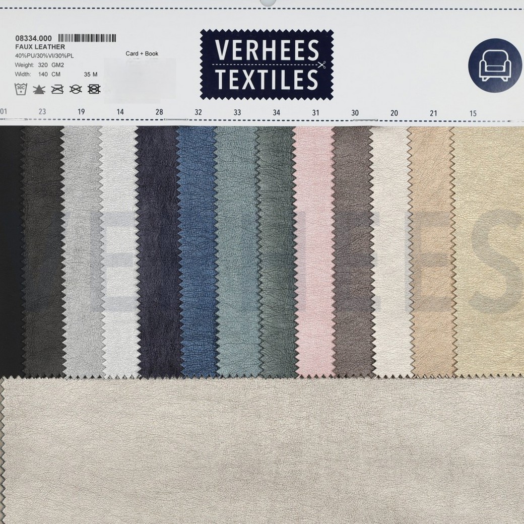 FAUX LEATHER ANTHRACITE METALLIC #5