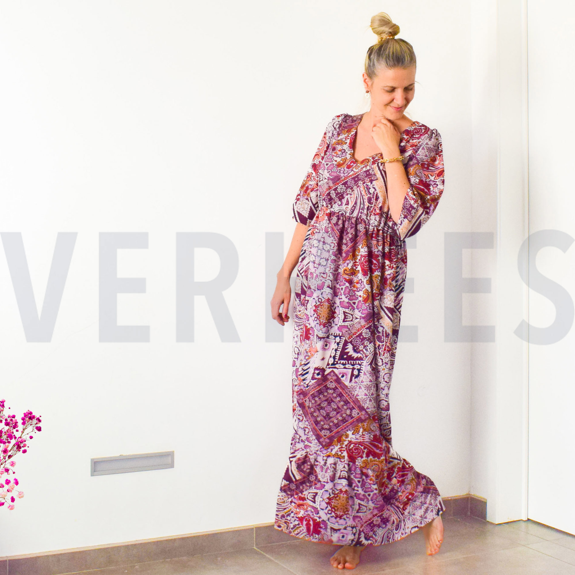 VISCOSE RADIANCE DIGITAL ETHNIC PATCH DARK GREY (high resolution) #5